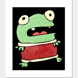 strange frog Posters and Art